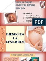 Factores de Riesgo en La Madre y El Recien Nacido