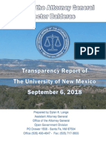 2018 UNM Transparency Report