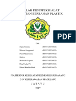 Makalah Desinfeksi Alat Kesehatan Berbahan Plastik: Jatayu 2017