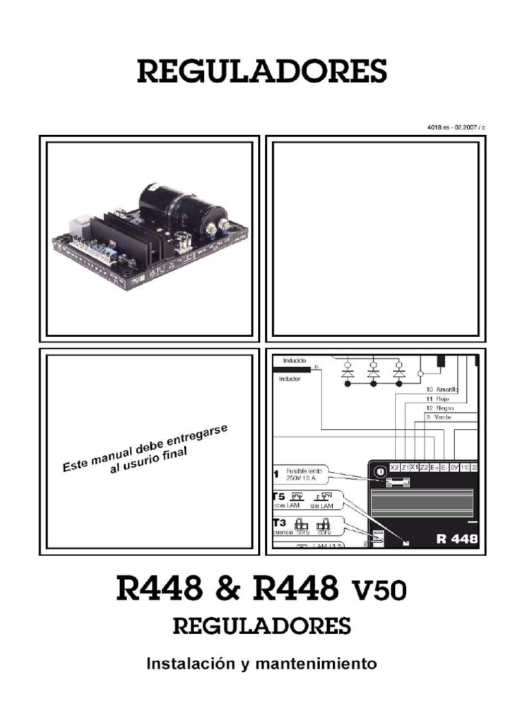 AVR R448 - R448V50 - Spanish PDF | PDF