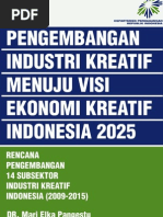 Download Buku 3 an Industri Kreatif Menuju Visi Ekonomi Kreatif Indonesia 2025 by memendam SN38804198 doc pdf