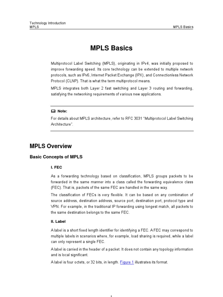 Mpls Basics | PDF | Science & Mathematics | Computers