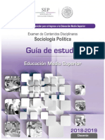 Guia de Estudio, Sociología Política