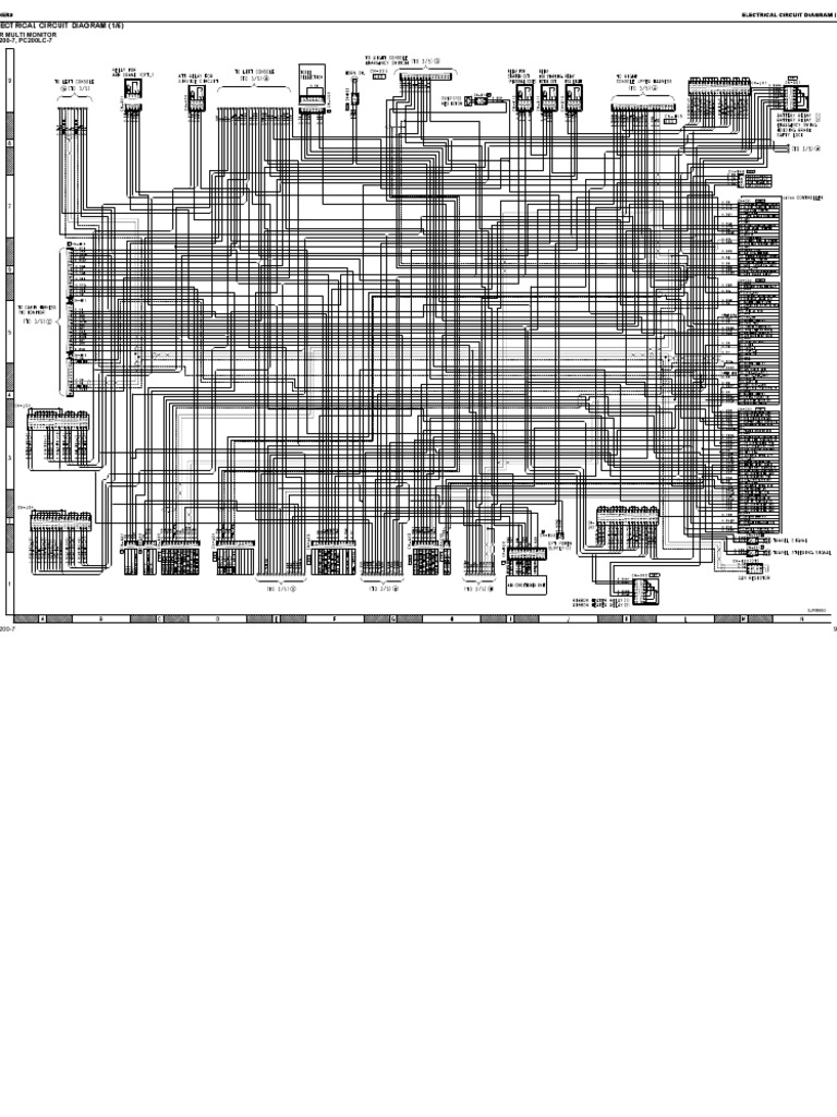 Komatsu PC200-7 Electrical Diagrams | PDF | Computers