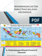 Bab I Perkembangan Sistem Adminstrasi Wilayah Indonesia