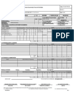 Nombre de La Informacion Documentada: Horario de Actividades