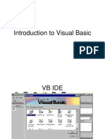 VbIntroduction To Visual Basic