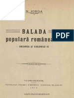 Balada populară românească Originea și ciclurile ei - N. Iorga.pdf