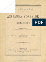 Așezarea vorbelor în românește - Ion Slavici.pdf