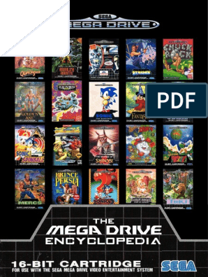 Sega Megadrive Games Catalogue Video Game Consoles Electronic Toys