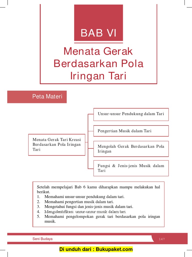 Bab 6 Menata Gerak Berdasarkan Pola Iringan Tari