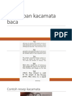 Peresepan Kacamata Baca