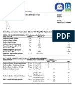 NPN Silicon Planar Switching Transistors 2N2221 2N2222 TO-18 Metal Can Package