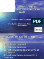 Work-Life Balance - Creating & Sustaining Connections in A Complex World