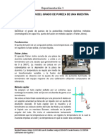 Determinación grado pureza acetanilida