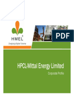 HPCL-Mittal Energy Limited: Corporate Profile