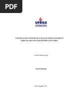 Construção de Um Sistema de Avaliação Do Relacionamento Parental Para Situações de Disputa de Guarda