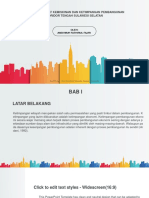 City Buildings Silhouettes and Colors PowerPoint Templates Widescreen