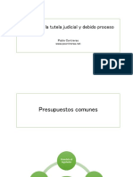 Debido Proceso y Tutela Judicial