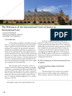 The Relevance of The International Court of Justice in International Law