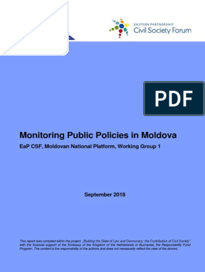 Monitoring Moldova Moldova Governance