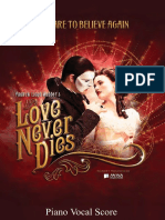 Love Never Dies Australia Piano Vocal PDF