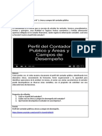 Vídeo Perfil Del Contador Público y Campos de Desempeño PDF