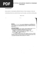 Download The Effect of Intrinsic and Extrinsic Rewards on Employee Motivation by Leigh Jansen SN38807483 doc pdf