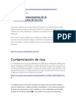 Contaminaciòn de Los Rios