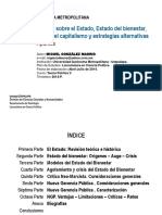 Estado, Estado del Bienestar, Teorías Políticas, Crisis y Nueva Gestión Pública (Miguel González Madrid 2014)