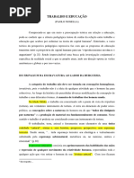 Trabalho e Educação (Nosella)