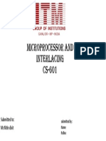 Microprocessor and