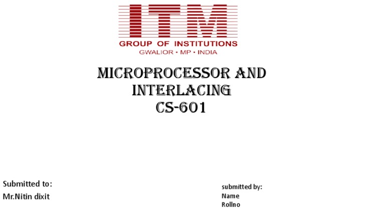 Microprocessor and | PDF