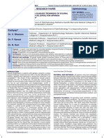 Sutureless Glueless Technique of Scleral Fixation of Iol (Sfiol) For Aphakia Correction