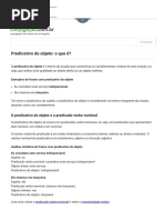 Predicativo Do Objeto_ o Que É_ - Conjugação de Verbos