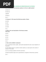 Digital Electronics Interview Questions