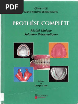 Prothese Complete Realite Clinique Solutions Therapeutiques Olivier Dentiers Osteoporose