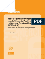 Opciones para la convergencia entre la Alianza del Pacífico y el Mercado Común del Sur (MERCOSUR) 2017