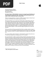 Apple letter on tariffs