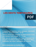 Cours Dents Temporaires PDF