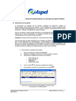 ASPEL Principales rutinas de mantenimiento