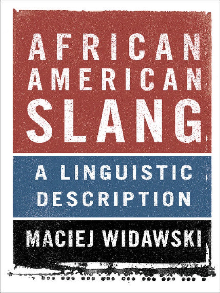 Afro American Slang PDF Slang Linguistics