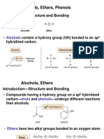 Alcohols, Ethers and Phenols: Structure, Properties and Reactions