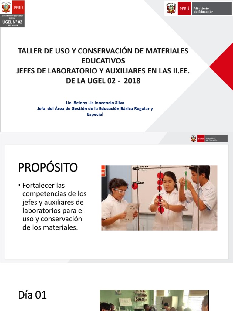 Taller de Jefes de Laboratorio | PDF | Laboratorios | Maestros