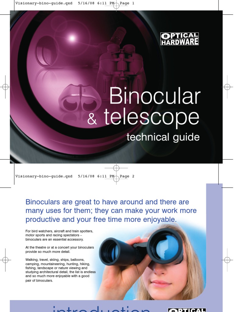 Binoculars for Motorsports and More | PDF | Lens (Optics) | Glasses