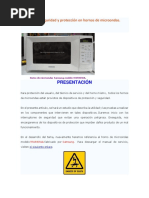 Circuitos de Seguridad y Protección en Hornos de Microondas