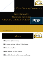 Cyber Security Governance