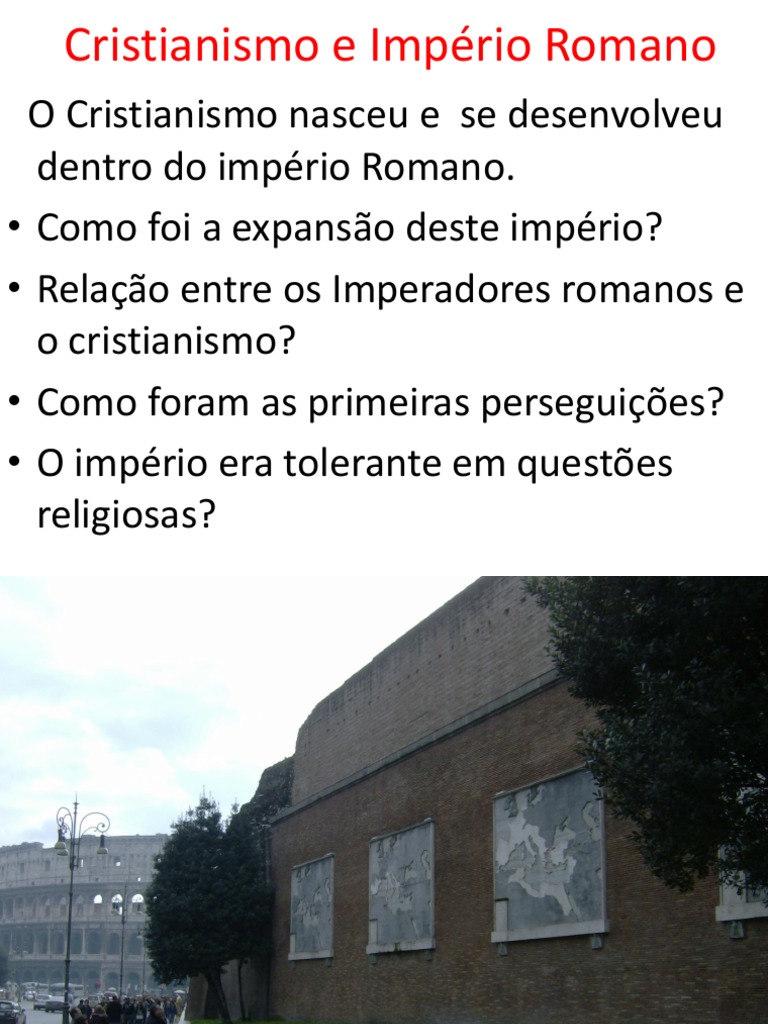 Cristianismo no Império Romano | PDF | Império Romano | Roma