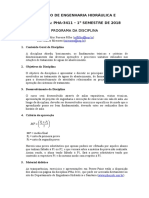 Programa Da Disciplina - PHA 3411 - 2018 - Divisão de Aulas