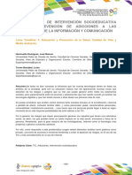 Intervención Socioeducativa Con Adolescentes.